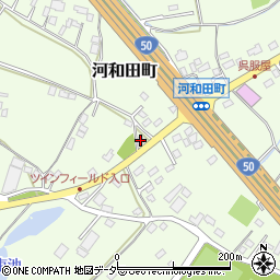 茨城県水戸市河和田町3420周辺の地図