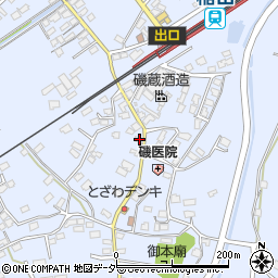 茨城県笠間市稲田1769周辺の地図