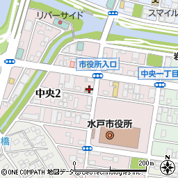 麺s ら ぱしゃ水戸店周辺の地図