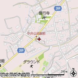 栃木県栃木市平井町571周辺の地図