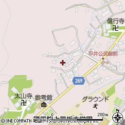 栃木県栃木市平井町735周辺の地図