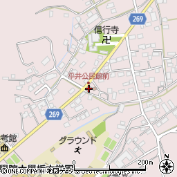 栃木県栃木市平井町756周辺の地図