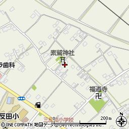 茨城県ひたちなか市三反田周辺の地図
