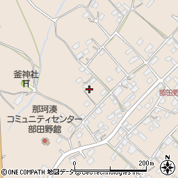茨城県ひたちなか市部田野周辺の地図