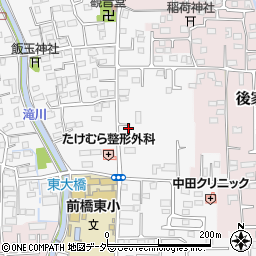 群馬県前橋市箱田町1021周辺の地図