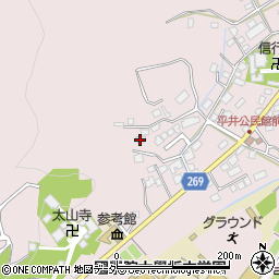 栃木県栃木市平井町734周辺の地図