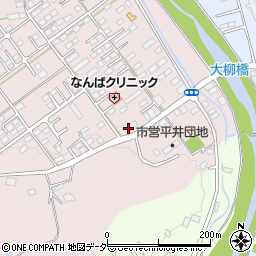 栃木県栃木市平井町222周辺の地図