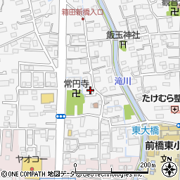 群馬県前橋市箱田町1606-1周辺の地図