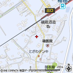 茨城県笠間市稲田1767周辺の地図
