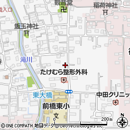 群馬県前橋市箱田町1476-2周辺の地図
