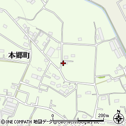 群馬県高崎市本郷町1554周辺の地図