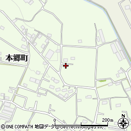 群馬県高崎市本郷町1601周辺の地図