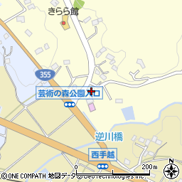 陶芸館周辺の地図