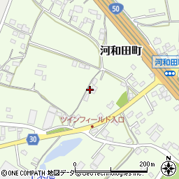 茨城県水戸市河和田町3394周辺の地図