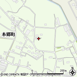 群馬県高崎市本郷町1555周辺の地図