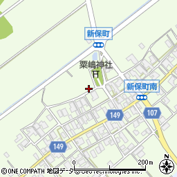 石川県加賀市新保町リ27周辺の地図