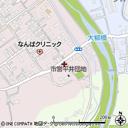 栃木県栃木市平井町198周辺の地図