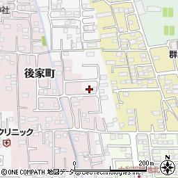 群馬県前橋市箱田町753周辺の地図