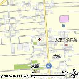 群馬県太田市大原町1235周辺の地図