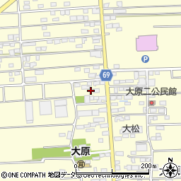 群馬県太田市大原町1235-1周辺の地図