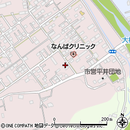 栃木県栃木市平井町454周辺の地図