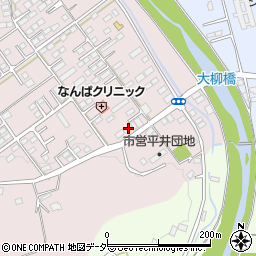 栃木県栃木市平井町197周辺の地図