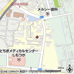 栃木県栃木市大平町牛久468周辺の地図