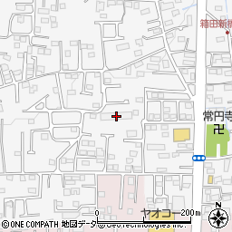 群馬県前橋市箱田町91周辺の地図