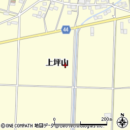 栃木県下野市上坪山周辺の地図
