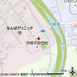 栃木県栃木市平井町170周辺の地図