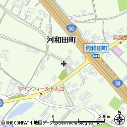 茨城県水戸市河和田町3419周辺の地図