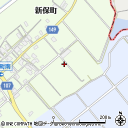 石川県加賀市新保町（ホ）周辺の地図