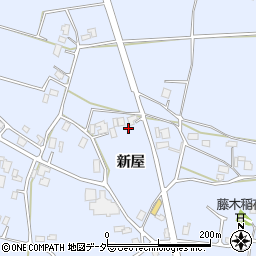 長野県安曇野市穂高有明新屋1112-1周辺の地図