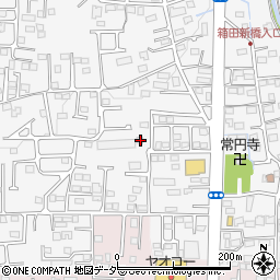 群馬県前橋市箱田町91-2周辺の地図