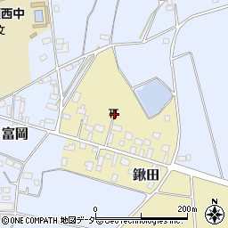 茨城県桜川市鍬田7-1周辺の地図