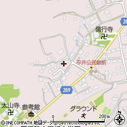 栃木県栃木市平井町748周辺の地図