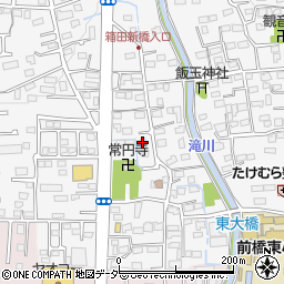 群馬県前橋市箱田町1598周辺の地図