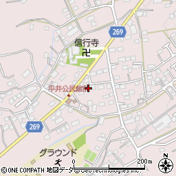 栃木県栃木市平井町570周辺の地図