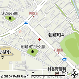 鰻の成瀬 前橋朝倉店周辺の地図