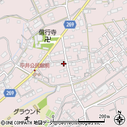 栃木県栃木市平井町568周辺の地図