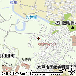 茨城県水戸市河和田町95周辺の地図