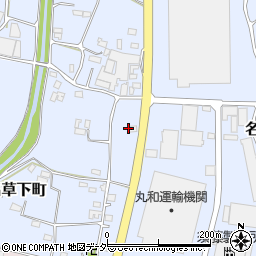 栃木県足利市名草下町74周辺の地図