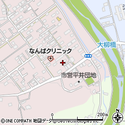 栃木県栃木市平井町195周辺の地図