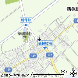 石川県加賀市新保町ル77周辺の地図