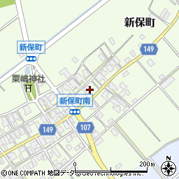 石川県加賀市新保町ル35周辺の地図