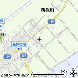 石川県加賀市新保町ル26周辺の地図