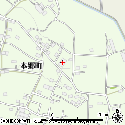群馬県高崎市本郷町1607周辺の地図