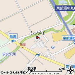株式会社シンメイ　長野東御工場周辺の地図