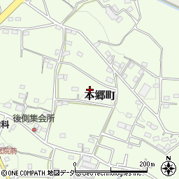 群馬県高崎市本郷町1628周辺の地図