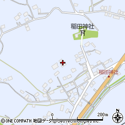 茨城県笠間市稲田742周辺の地図